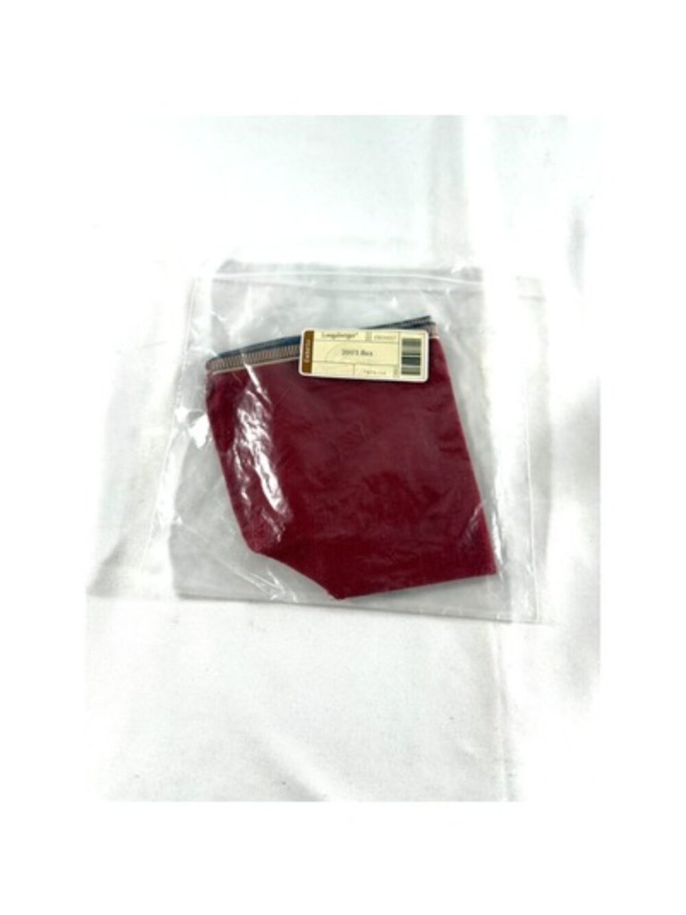2003 Longaberger Bee Basket Paprika Red Fabric Liner 2804927
